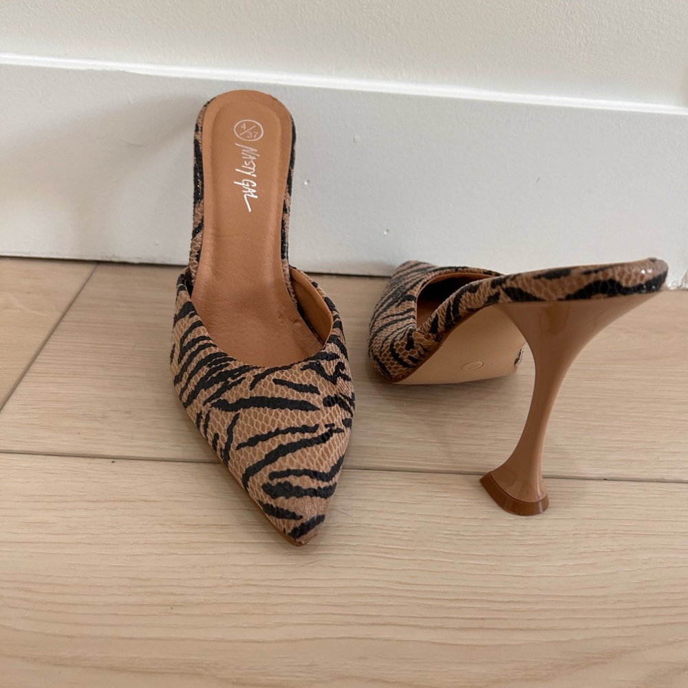 Zebra Print Heels